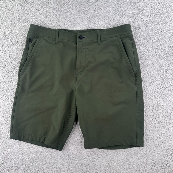Public Rec Dealmaker Hybrid Shorts Men 33 Green Golf Casual Resort‎ Stretch - Picture 1 of 10